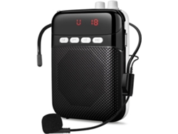Megáfono portátil recargable Digitallab, buena calidad de sonido, inalámbrico (negro)
