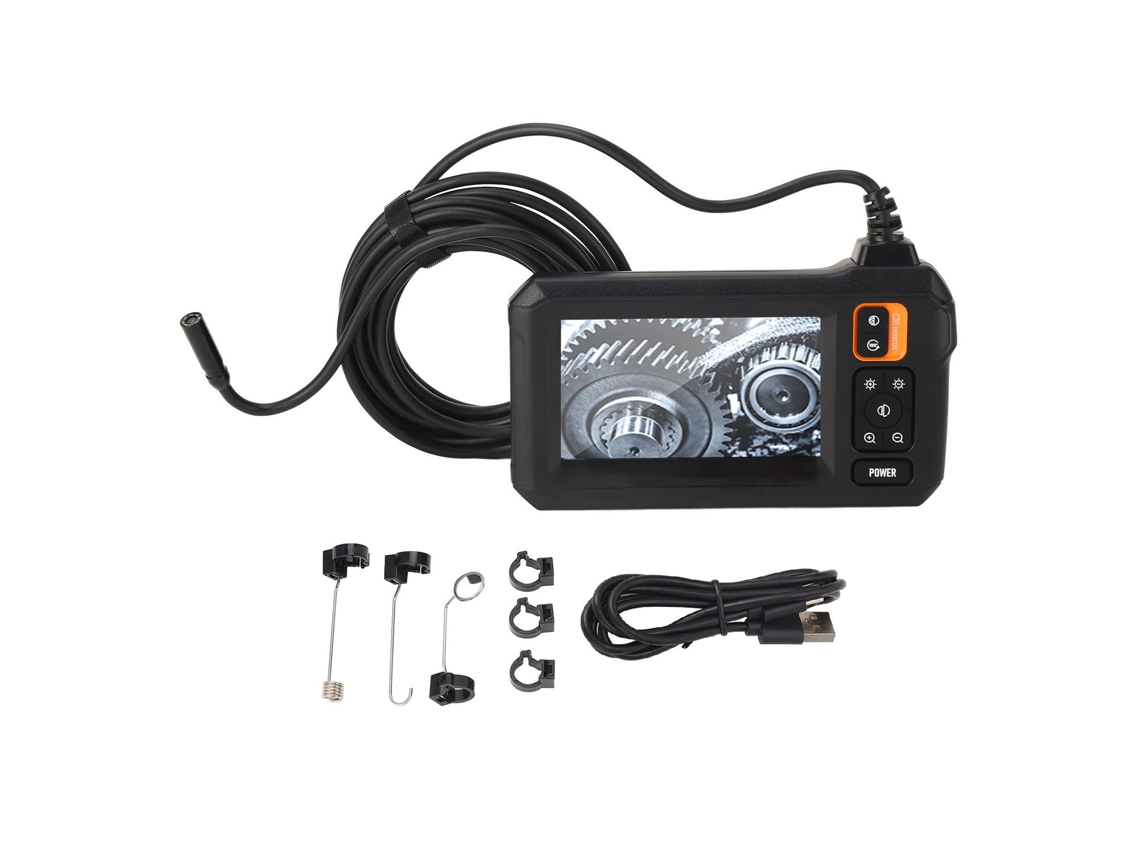 Cámara Endoscópica Hd 1080p Ip67 Con Luz, Sonda De Inspección De Tuberías Industriales De 8 Mm