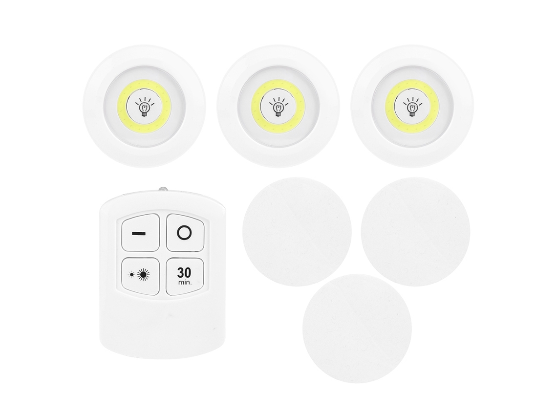 2026-luz Led De Armario Bajo Con Control Remoto Regulable Cob Para Cocina, Armario, Gabinete