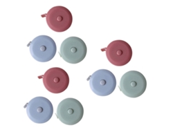 Cintas Métricas Flexibles Retráctiles Para Costura, De 9 Piezas