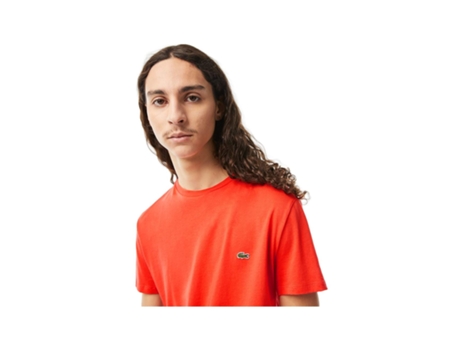 Camiseta LACOSTE para Hombre (M - Naranja)