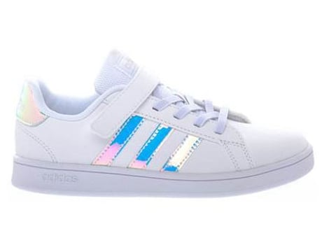 Zapatillas Deportivas ADIDAS Grand Court C (Rosa, Blanco, Azul-Turquesa - Material Sintético- 33)