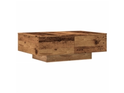Maison Exclusive - Mesa De Centro Madera Ingeniería Madera Envejecida 90x60x31 Cm