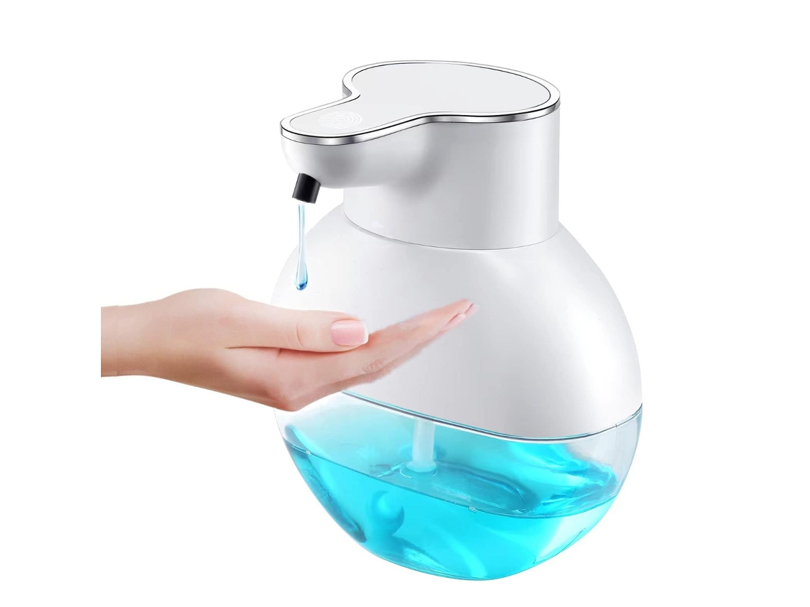 JILLIOPER Dispensador de jabón automático sin contacto. Funcionamiento automático que elimina la manipulación manual. Compatible con diversos líquidos espumosos