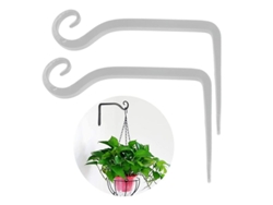 Soporte De Pared Para Plantas Con Gancho De Hierro, Ideal Para Decoración De Interiores Y Exteriores.