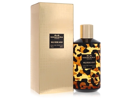 Eau De Parfum Mancera Wild Rose Aoud by Mancera Spray (Unisex) 4 oz (118 ml)