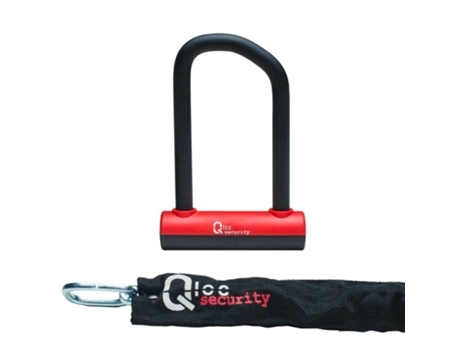 Antirrobo u con cadena y soporte Qloc