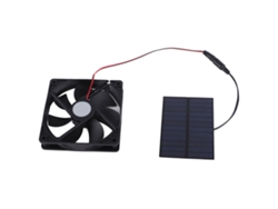 Conjunto De Ventiladores Extractores Solares De 3 W Para Gallineros, Invernaderos, Cobertizos Y Establos.