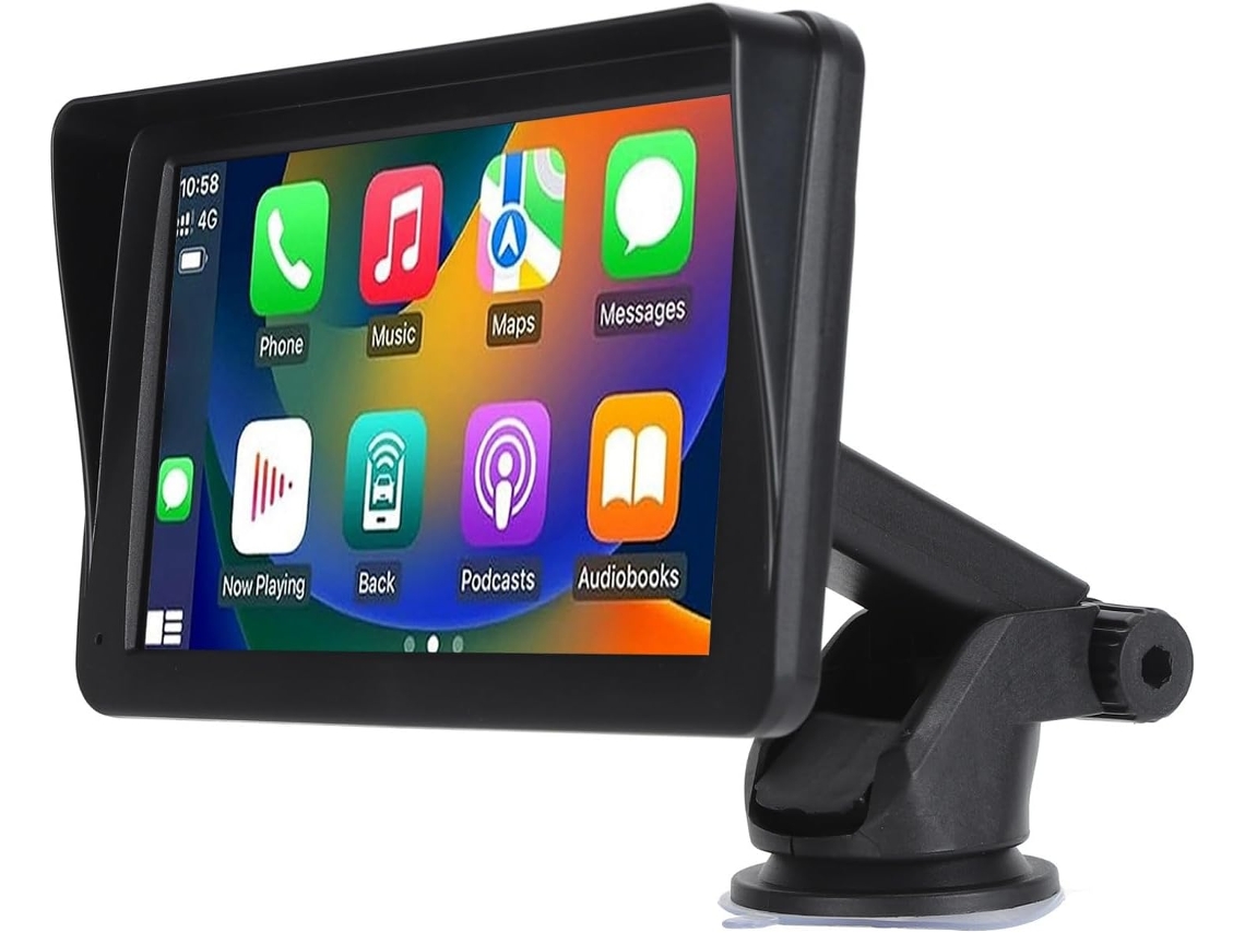 Radio Digital Dab Para Coche Con Pantalla Lcd Tft De 2,4 Pulgadas Y Bluetooth 5.0 Para Actualizaciones.