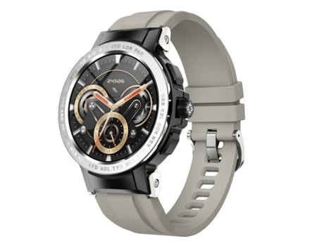 Smartwatches Hombres Fitness Tracker Chronus Ip68 Impermeable Plata AUJEZON