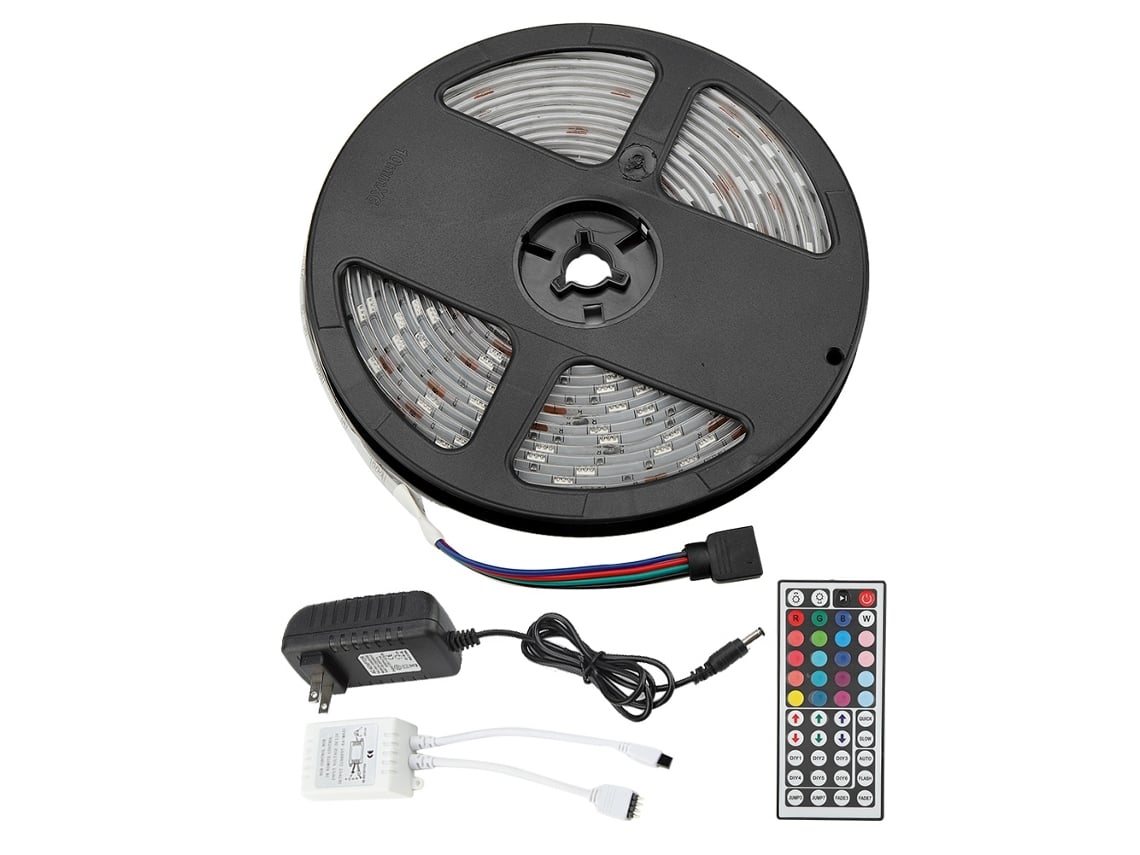 2026-tira Led De 5m 150led Impermeable Rgb Colorida Para Hogar Y Bar