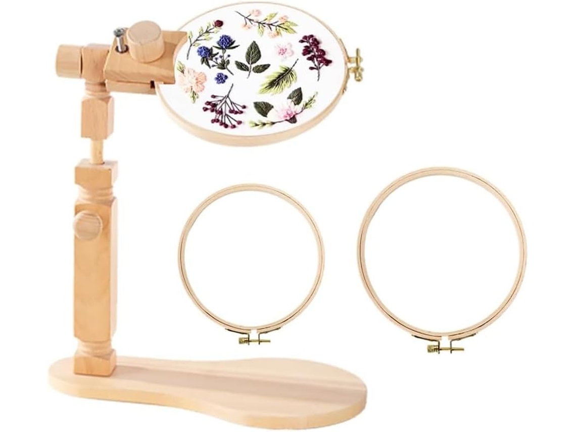 Soporte de madera para aro de bordar SFUSHOS