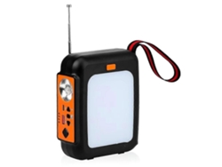 Radio de emergencia con manivela, batería de 10000 mAh, radio FM con alerta meteorológica, radio solar con manivela de 3 vías, altavoz Bluetooth y LAN.