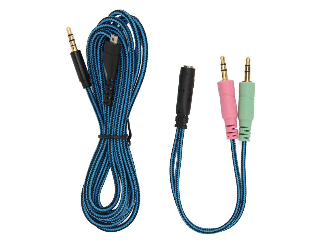 Cable De Auriculares Ofc Sin Pérdidas Para Steelseries Arctis 3 5 7 Pro Con Adaptador En Y De 2 M