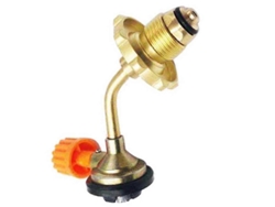 Conector adaptador de válvula de cambio seguro para tanque de recarga de cilindro de gas butano portátil para acampar al aire libre. Sygo