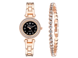 Reloj De Pulsera Para Mujer Con Correa De Aleación, Estilo Moderno, Pantalla Analógica De Cuarzo.
