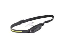 Linterna LED recargable por USB BJ-Frontal con 4 niveles de intensidad, doble interruptor y sensor inteligente COB de silicona para ciclismo al aire libre.