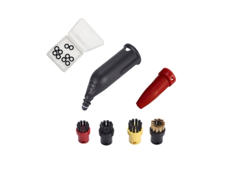 Cepillo redondo con anillo de sellado para Karcher Sc1, Sc2 Sc4,Sc5, limpiador a vapor 2.863-025,0, repuesto de aspiradora limpiadora limpiamoquetas