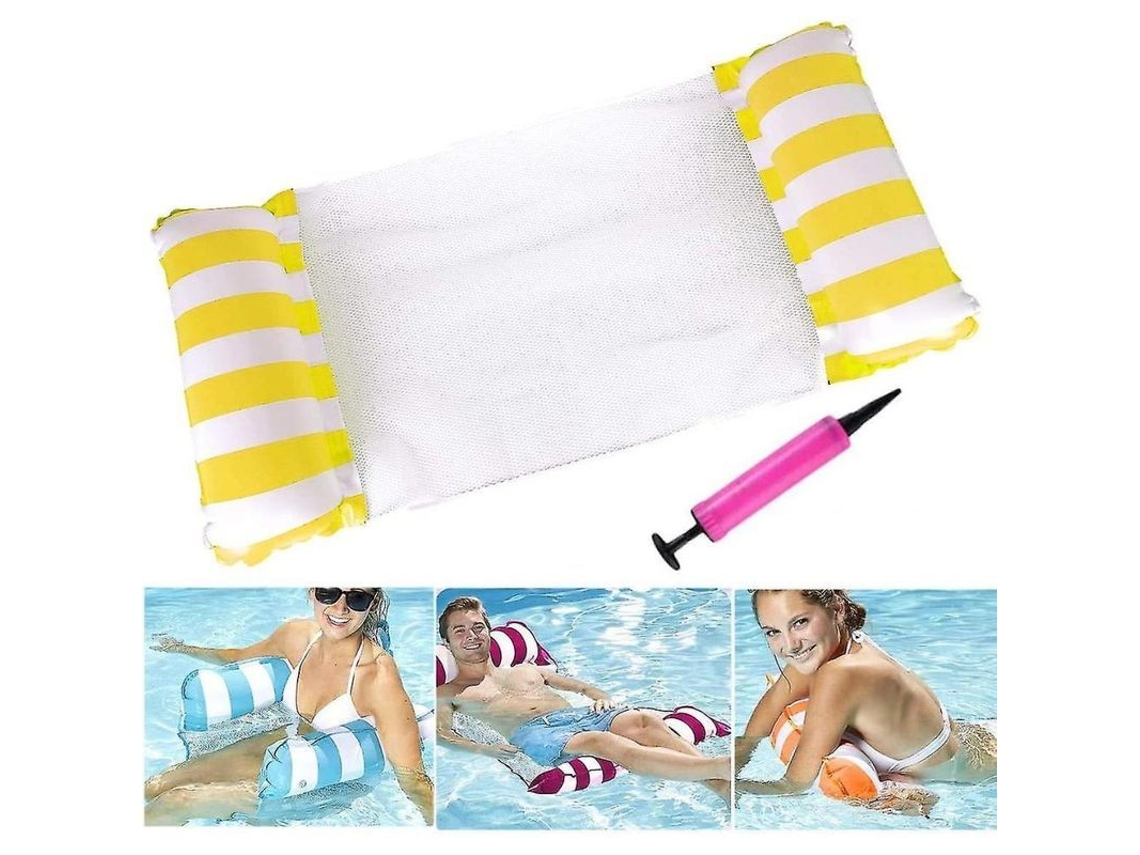 Hamaca Flotante Inflable Para Piscina Con 4 Funciones Multiusos Y Alta Flotabilidad.