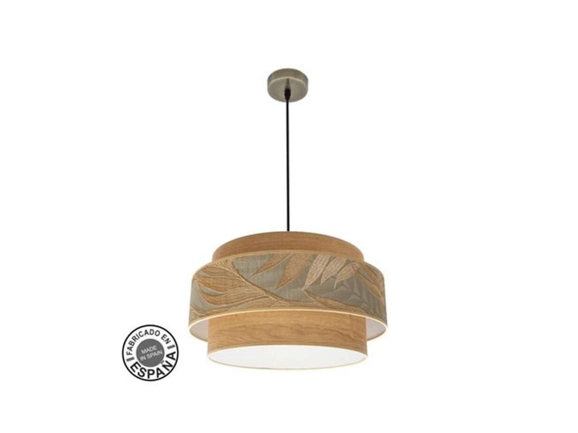 Colgante Samoa 3xe27 Cuero/camel Regx50d