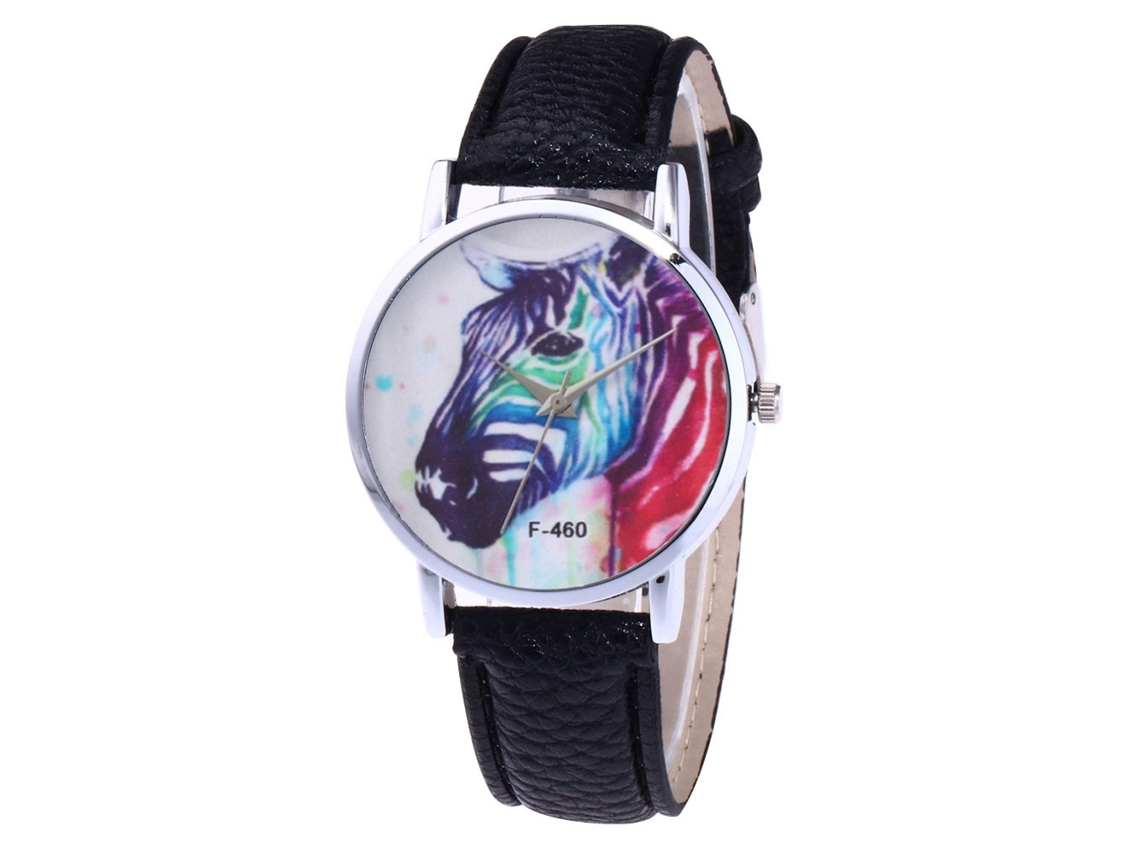 Reloj De Pulsera De Aleación Para Hombres Con Dial Redondo Analógico De Cuarzo Negro