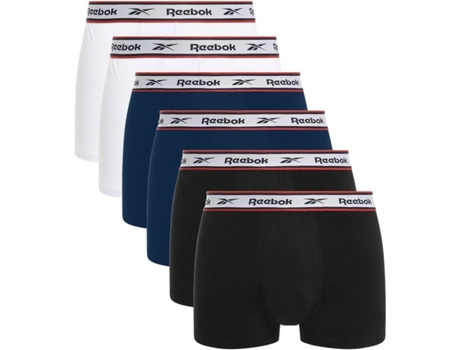 Boxers REEBOK Barlow Algodón, Elastano Hombre (S - Negro, Blanco, Azul)