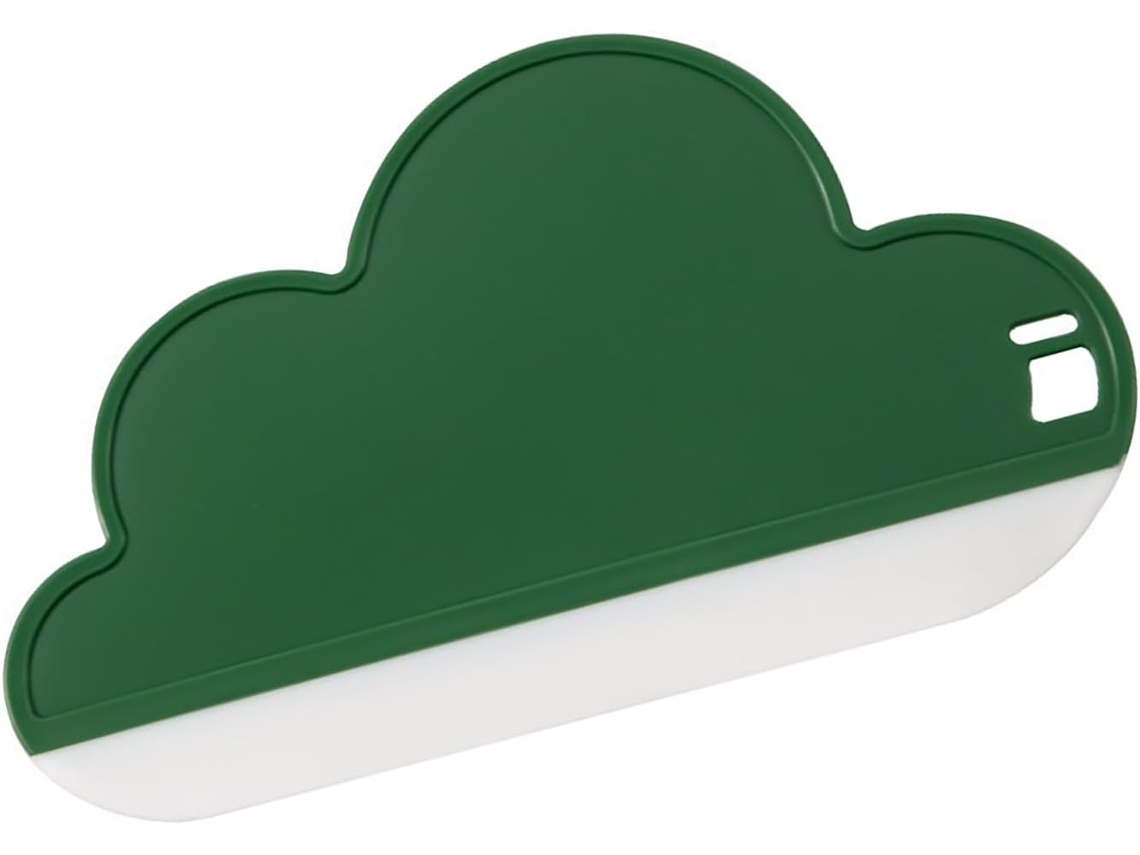 Escobilla de goma, hoja de silicona PP, para baño, verde. Slowmoose