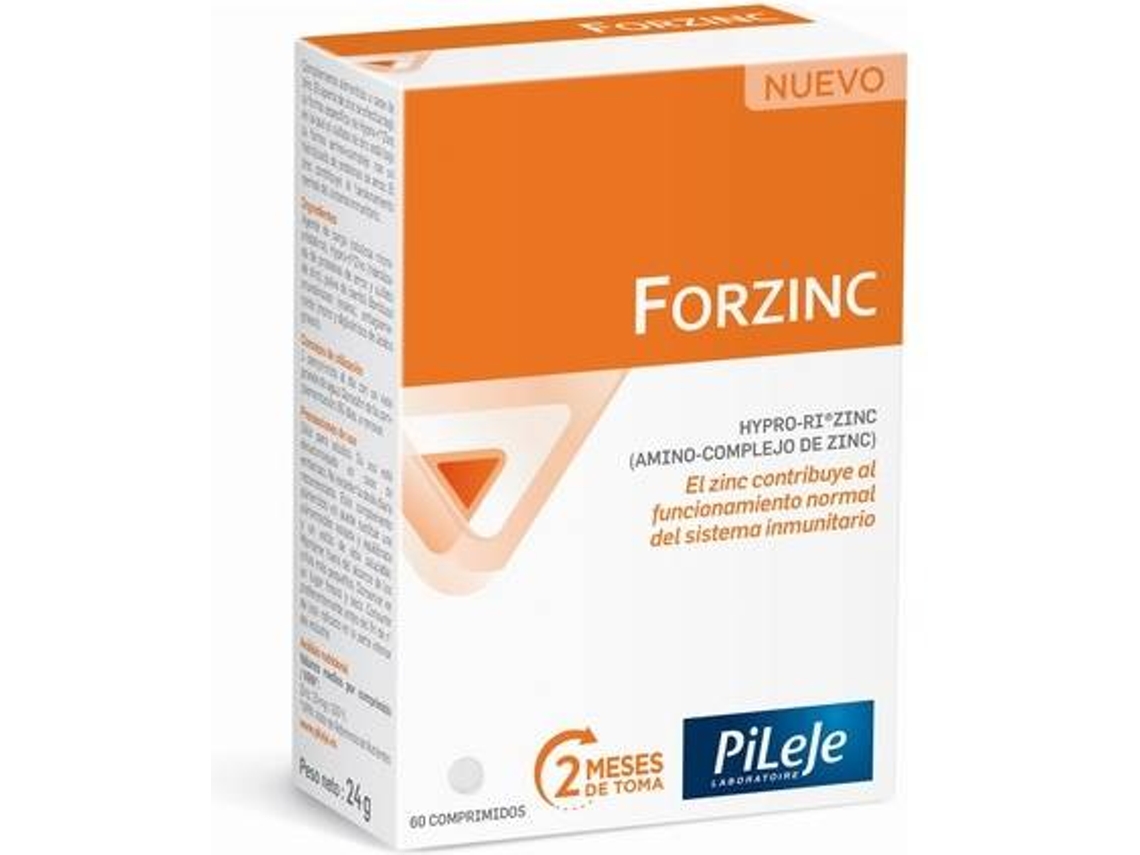 Complemento Alimentar PILEJE Forzinc (60 comprimidos)