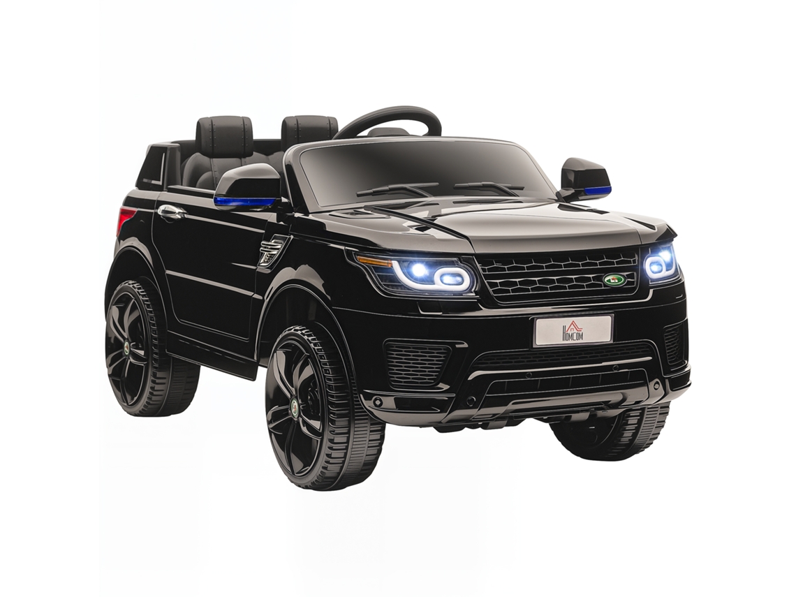 Suv Eléctrico Infantil, 12 V, 2 Motores, Control Remoto, Negro, 110 X 68 X 52 Cm.