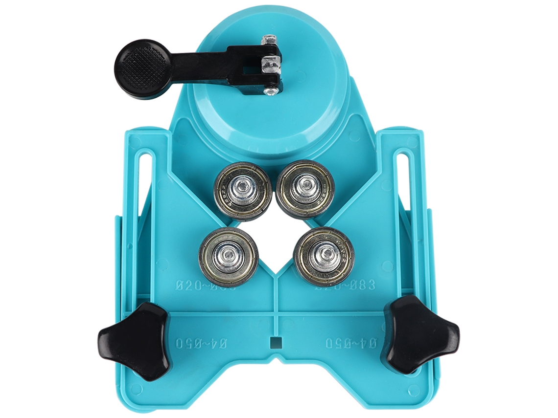 Guía de perforación ajustable de 4 mm a 80 mm para vidrio, mármol y cerámica con base de succión