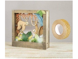 Marco RAYHER (Dorado - Madera - 24x24x6.5 cm)