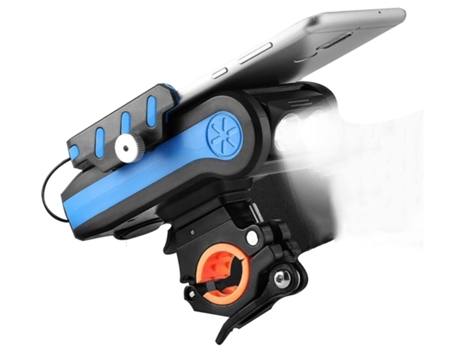 Juego de luces de bicicleta multifuncional 4 en 1 con banco de energía de campana de bicicleta 4000Mah ENZONS Luz de bicicleta a prueba de azul