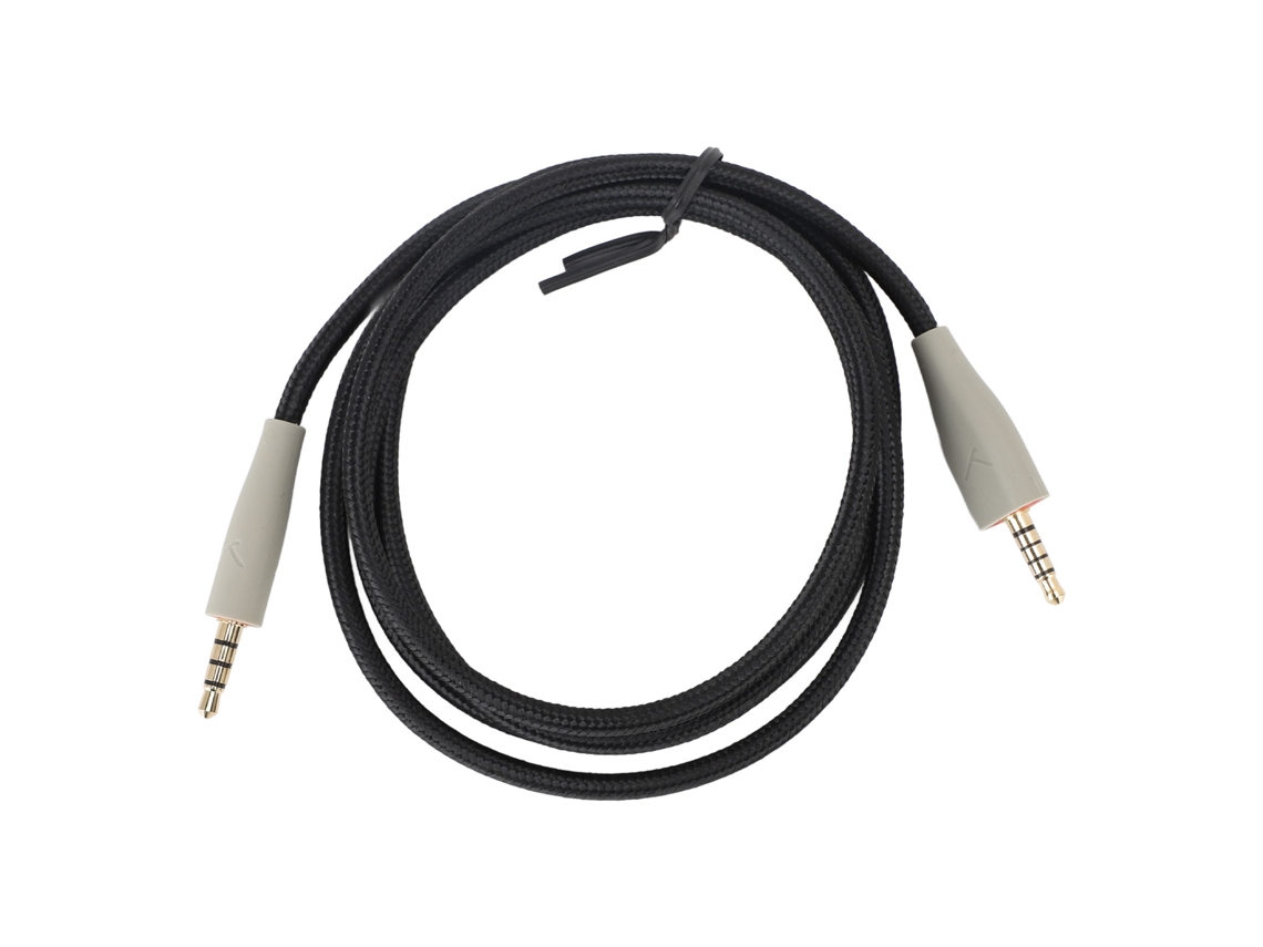 Cabo De Fone De Ouvido 3.5mm Ofc Para Mmx100, 1.2m, Cinza, Compatível Com Pc, Plug And Play