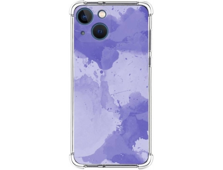 Carcasa iPhone 13 Mini (5.4) TUMUNDOSMARTPHONE Acuarela 01 Dibujos Multicolor