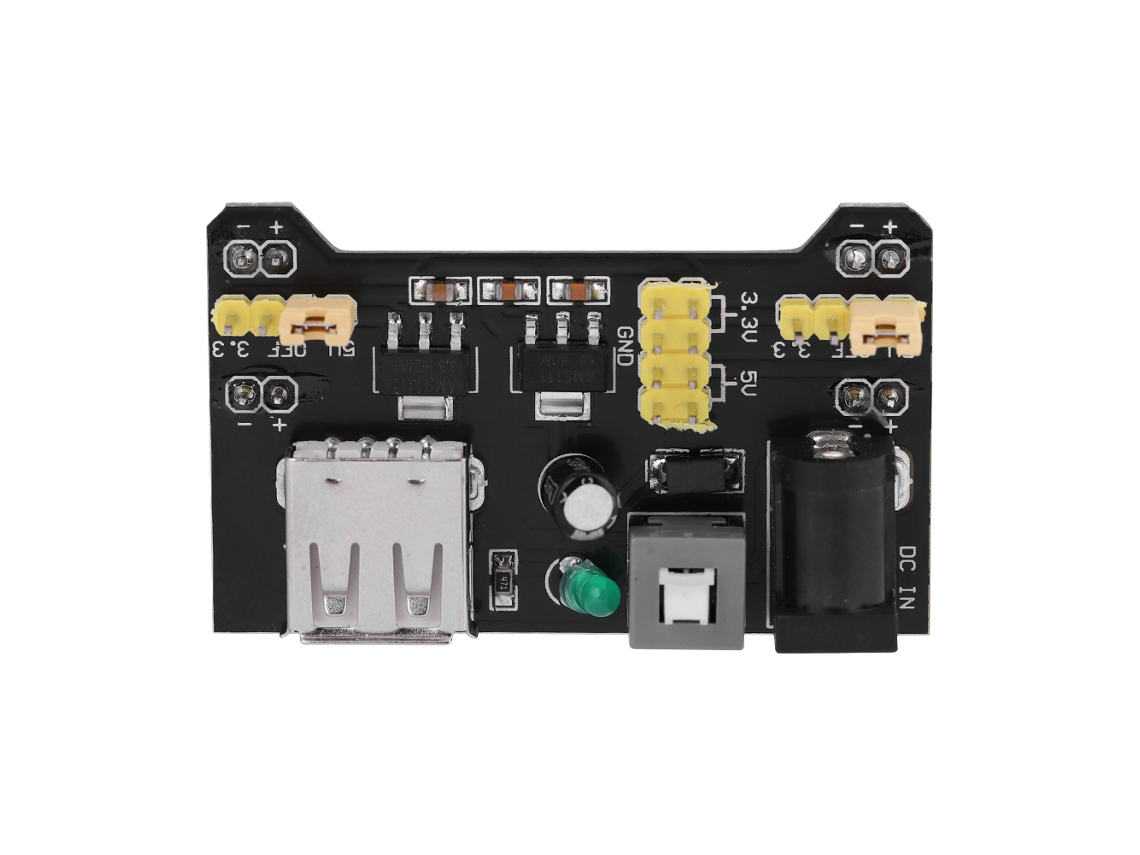 Veloriskku-módulo De Alimentação 5v/3.3v Para Breadboard Placa De Energía Sin Soldadura