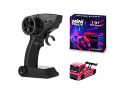 Negromcarro Mc081 1:87 Mini Coche Rc Con Control Remoto Mediante Aplicación, Luz Led, Juguete De Escritorio, Modelo De Colección, Regalo Para Niños