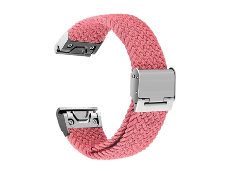 Correa Trenzada Flexible para Garmin Instinct Crossover Solar Rosa VEANXIN