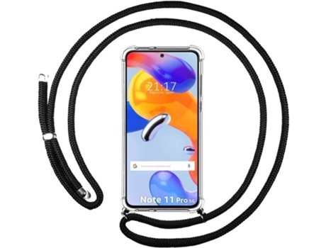 Carcasa Xiaomi Redmi Note 11 Pro TUMUNDOSMARTPHONE Colgante Negro