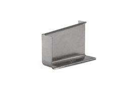 Placa cubresoporte 806 modelo logo acabados níquel y blanco mano izquierda acabado níquel satinad