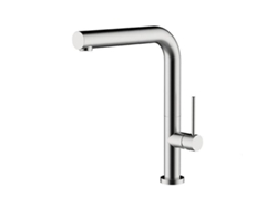 Grifo De Cocina Níquel Cepillado En Latón Pp006 Colección Erymanthe