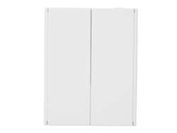 Espejo De Maquillaje Plegable De Mesa De Tres Caras Con 8 Led Brillantes (blanco) 1 Unidad