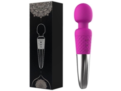 Masajeador Inalámbrico Impermeable Yizhood, Masajeador Personal Portátil Para Aliviar La Espalda Y El Cuello, Con Bolsa De Viaje, Morado