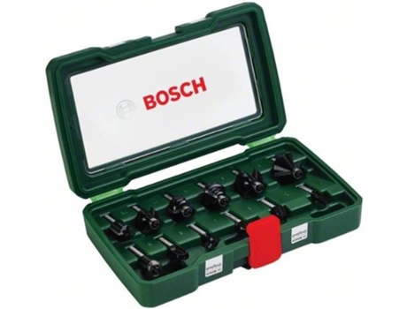Conjunto de 12 Fresas BOSCH Tc (Vástago de 8 mm)