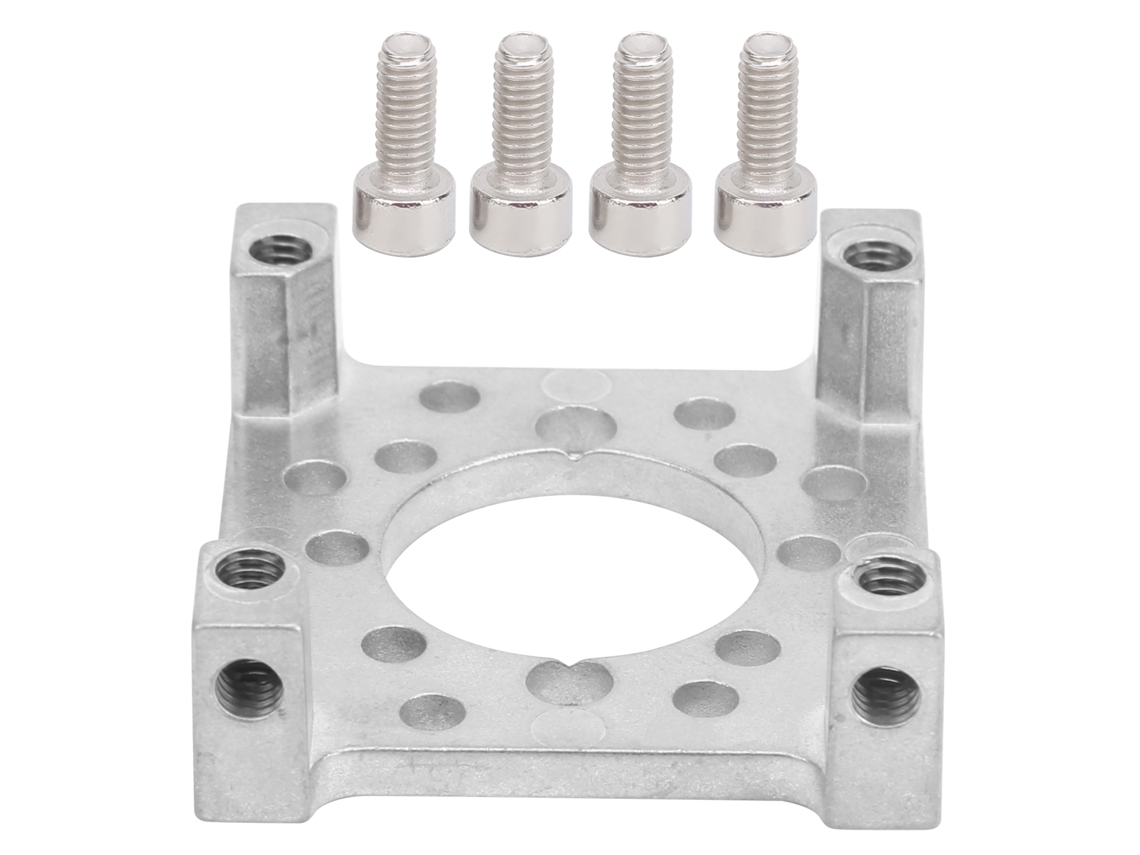 Soporte De Motor De Bloque Cuádruple De Aleación De Zinc Con 4 Tornillos M4 X 0,7 Mm - Instalación Sencilla