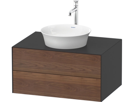 DURAVIT Tulip blanco, mueble de baño colgado en la pared, ancho 800 x fondo 550mm, con 2 cajones, con tecnología tip-on, WT49850