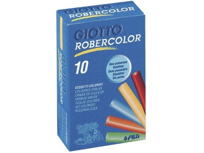 Tiza GIOTTO Robercolor (Multicolor - 10 un)