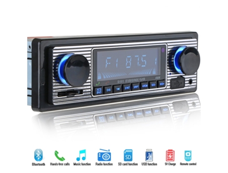 Reproductor de radio de coche bluetooth estéreo[12vshort5513 12 Pines]