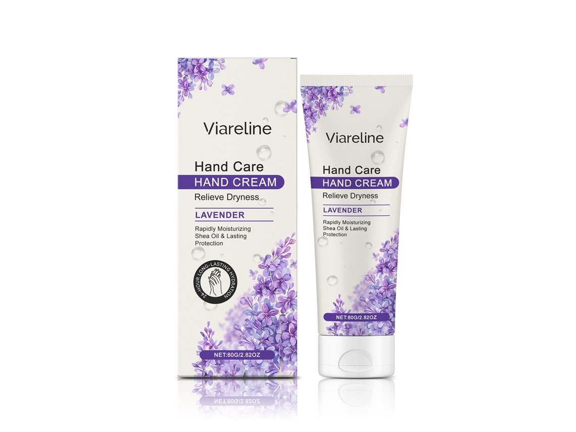 Crema hidratante de manos con lavanda