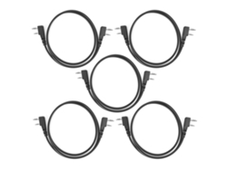 5 Cables De Clonación De 2 Pines Para Accesorios De Copia De Radios Bidireccionales K-head