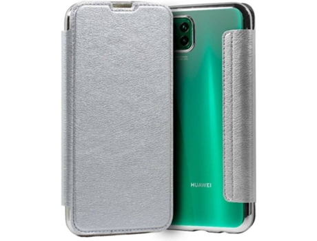 Funda Huawei P40 Lite COOL Flip Cover Gris
